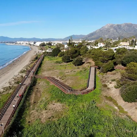 With Tropical Garden And Sea Water Pool Apartment Marbella