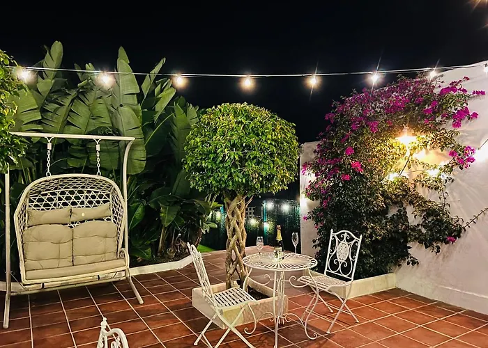 With Tropical Garden And Sea Water Pool